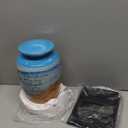 Cremation Urn for Human Ashes for Women & Men - Decorative Funeral Urn for Ashes Printed Memorial Urns for Male & Female - Honor Your Loved One with Burial Urns Ocean Blue, Large