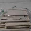 Shoe Organizer for Closet 2 Pack, Foldable Shoe Box with Adjustable Dividers and Clear Cover, Space Saving Shoe Storage Organizer Cabinet with Reinforced Handles, Fits 32 Pairs Beige TP12Y