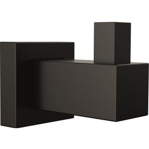 Delta Faucet Velum Single Robe Hook, Chrome Towel Hook, Bathroom Hook, Delta Towel Hook, Wall Mounted Hook, Chrome IAO20836 (Matte Black)