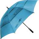 LANBRELLA Golf Umbrella Windproof Stick Umbrella Triple-layer Inter-vented Canopy Vented Auto Open 62 Inch