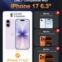 Diaclara Magnetic Designed for iPhone 17 Case 6.3 Inch Full Body Bumper,[Compatible with MagSafe] Military Drop Proof Cover with Built-in Touch Sensitive Anti-Scratch Screen Protector Clear