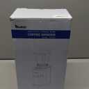 Conical Burr Coffee Grinder, Anti-static Electric Coffee Bean Grinder for Home Use, 48 Adjustable Grind Settings for 2-12 Cups (Black)