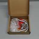 2 Pack Silver Curtain Holdbacks, USFOOK Decorative Drapery Tiebacks (2 Pack/1 Pair), Curtain Tie Back Hooks for Wall with Translucent Finials (6.1" L x 4.1" W)