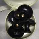 4 Pack Cabinet Knobs Navy Blue Black Marble, Glass Dresser Drawer Pulls Furniture Hardware Cupboard Wardrobe Handles for Multicolored 3.5x2.8CM/1.38x1.10IN