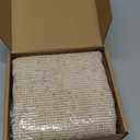 FUTEI Beige Decorative Throw Pillow Covers 18x18 Inch Set of 2,Soft Cozy Chenille Colorful Granular Textured Cushion Case,Modern Home Decor for Couch Bed Living Room