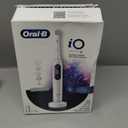 Oral-B iO Series 8 Electric Toothbrush with 2 Replacement Brush Heads and Travel Case, Rechargeable Toothbrush, Whitealabaster