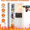 25.6" Tall In Wall Safe Between Studs Fireproof, Fire Wall Security Safes