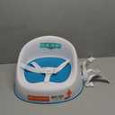 Prince Lionheart Baby Booster Squish Seat for Dining Table, Soft Seat with 3-Point Harness and Dual-Strap System for Toddler (Blue)