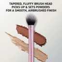 Real Techniques Setting Brush With Ultra Plush Custom Cut Synthetic Bristles and Extended Aluminum Ferrules to Build Coverage