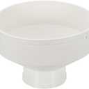 PATIKIL 10" to 4" Duct Reducer, PVC Pipe Increaser Adapter Ducting Airflow Tube Pipe Fitting for DWV (Drain, Waste and Vent) Ventilation Ducting, White