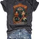 Ykomow Just Peachy T Shirt Womens Short Sleeve Casual Summer Graphic Tees Tops, M