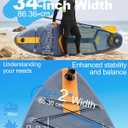 11' x 34" Extra Long Extra Wide Inflatable Stand Up Paddle Board SUP Kit Item Highlights