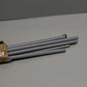 Adjustable Tent Poles Steel Rods for Tarp Canopy Camping Replacement  (Grey) 