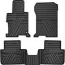 TTX LIGHTING Floor Mats for Honda Accord 2013-2017, Armor Black
