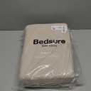 Bedsure Cotton Duvet Cover Queen - 100% Cotton Waffle Weave Linen Color Duvet Cover Queen Size, GentleSoft and Breathable Bedding Set for All Season, 3 Pieces, 90"x90"