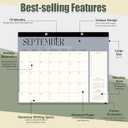 Guasslee Large Desk Calendar 2026-2027, 19-Month Large Hanging Desk/Wall Calendar From 2026 June-2027 December, 17" X 22" School Year Monthly Planner With Thick Paper For Office Home School Organizing