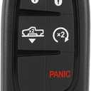 Car Key Fob Keyless Entry Remote 433MHz GQ4-54T for Dodge for Ram 1500 2500 3500 2013-2019