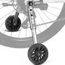 Training Wheels for Kids Bike 16-22 Inch, Universal Adjustable Bike Stabilizers - Easy Install Rear Wheel Balance Support for Girl Boy, Safety & Confidence for Learning to Ride (Black)