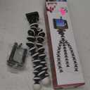 GPX 10 Inch Mini Smartphone Tripod, Includes Smartphone Adapter and Mounting Adapter, Max Height 9.84 Inches (TPD108B), Black