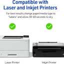 Avery Printable Address Labels with Sure Feed, 1" x 2-5/8", Neon Green, Laser & Inkjet Compatible, 750 Blank Labels Total, Great for Branding, Mailing, Organizing, and More (5971)