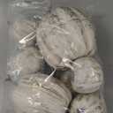 7 Pcs Assorted Sizes Fall Artificial Pumpkins Harvest Pumpkins Faux Foam Pumpkins for Fall Autumn Season Halloween Thanksgiving Harvest Holiday Season Festive Tabletop Decoration (Gold Brush White)