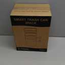 Vanpopubs 2 Pack 2.7 Gal Bathroom Trash Can with Lid, Automatic Trash Can Small Smart Garbage Can Touchless, Slim Motion Sensor Waterproof Plastic Trash Bins for Bedroom Office Kitchen Toilet Black