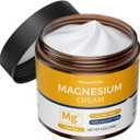 3 x STILIP Natural Topical Magnesium Cream  Magnesium Lotion for Nighttime Skin Care, Lightweight Moisturizing Body Cream for Deep Hydration-Vanilla