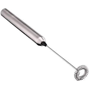 Aphse Milk Frother Handheld Electric Milk Foamer Portable Mini Mixer Machine Stainless Steel Touch Handheld Espresso Mixer Battery Operated Frother Coffee Stirrer Maker for Hot Chocolate Coffee