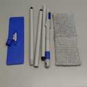 Mops for Floor Cleaning Microfiber Flat Mop with 4 Washable Mop Pads 57" Long Handle Wet Dry Mops for Hardwood Laminate Wall Vinyl Tile Floor Cleaning