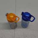 Zak Designs Sonic Kids' 2-Pack Leak-Proof Water Bottles With Straw, Handle and Pop-Up Spout Cover