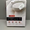 Delta Faucet Morgan Elongated Slow-Close White Toilet Seat with Non-Slip Seat Bumpers, White 811903-WH