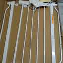 Small Narrow Baby Gate for Stairs Doorways Hallways 24 Inch to 29 Inch Wide Pressure Mounted Baby Gate Walk Through Child Gates for Kids or Pets Indoor Safety Gates