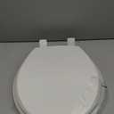 Mayfair Cassel Slow Close Toilet Seat, Easy Clean, Non Slip Premium Wood Seat, Easy Install, Made in USA, Round, White