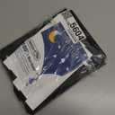 NIGHTON Portable Blackout Curtains 100"×57", Strong Hook and Loop Tape Strips with Adhesive, Cuttable Blackout Window Cover, 100% Black Out Material Blinds for Baby Nursery or Travel - Black