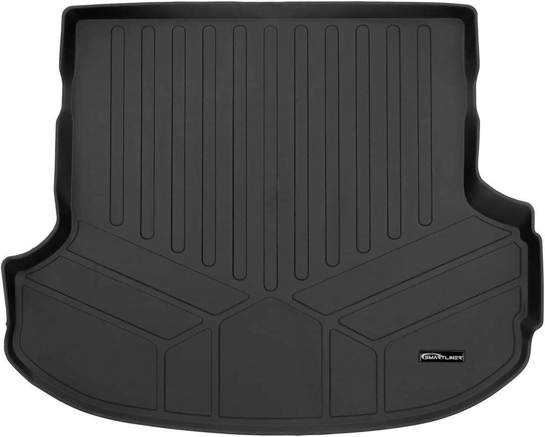 SMARTLINER Custom Fit All Weather Black Cargo Trunk Liner Mat for 2021-2024 Genesis GV80