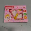 Teethers Heart Shape Silicone Baby Teether Toy Easy for Little Hands to Hold, Cupid Bow and Arrow Soft Teething Toy for Infants, Valentine's Gift for Girl or Boy (Pink)