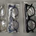 Bifocal Reading Glasses for Women Men Oversized Blue Light Blocking Clear Top Computer Readers +1.0