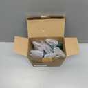 Brizled C9 Christmas Lights Cool White 16FT 25 LED 120V UL Certified Faceted Outdoor Christmas String Lights Connectable Xmas Tree Light for Tree, Holiday, House, Roof Decor