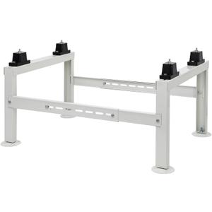 Heavy-Duty Adjustable Mini Split Ground Stand, 800 lbs Load Capacity, Compatible with 9000-36000 BTU Ductless Mini Split Air Conditioner and Heat Pump, White