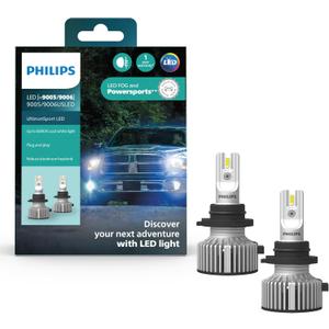 Philips UltinonSport 9005/9006 LED Bulb for Fog Light and Powersports Headlights, 2 Pack