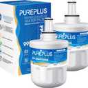 PUREPLUS Refrigerator Water Filter Replacement for DA29-00003G, DA29-00003B, DA29-00003F, DA29-00003A, Aqua-Pure Plus,HAFCU1, HDX FMS-1, RSG257AARS, RFG237AARS, RFG297AARS, RS22HDHPNSR,RWF1100A,2Pack