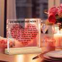 Love Gifts for Her, Anniversary Valentines Day Gifts for Her Wife Girlfriend You Are My Favorite Person Acrylic Desk Plaque Sign Home Decor