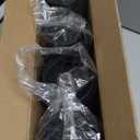 LITOPAK 200 Count Coffee Cup Lids, 3.54'' Disposable Plastic Lids for 10oz, 12oz, 16oz, and 20oz Paper Cups, Black