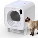 Automatic Self-Cleaning Cat Litter Box, Smart Litter Box for Multi-Cat Household with 4K HD Camera & 2-Way Audio, 82L Large Space & 13L Waste Bin for 16-Day Use, Advanced Odor Control Exhaust
