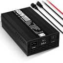 ECO-WORTHY 600W Inverter Charger, 600W Pure Sine Wave Inverter & 30A LiFePO4 Battery Charger with 20ms UPS, DC 12V to AC 110V, Output Surge 1200W, for RV Lithium Batteries Roadtrip Essentials