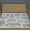 Der Rose Glass Bud Vases Set of 12, Small Bud Vases for Flowers, Rustic Wedding Centerpieces and Home Decor (Clear)