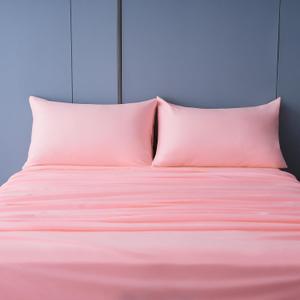 Best Season 3 Piece Bed Sheet Set (Twin,Blush Pink) 1 Flat Sheet,1 Fitted Sheet and 1 Pillow Cases,100% Brushed Microfiber 1800 Luxury Bedding,Deep Pockets,Extra Soft & Fade Resistant