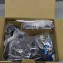 Panasonic Cordless Phone with Answering Machine, Advanced Call Block, Bilingual Caller ID and High-Contrast Display, Expandable System with 2 Handset Cordless Telephones - KX-TGD832M (Metallic Black)