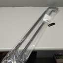 Double Curtain Rods Matte Black,Room Darkening Drapery Rod 28-48 Inches,Adjustable 3/4 Inches Front and 5/8 Inches Back Quality Metal Rod for Window,Wrap Around Design