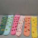 fenglaoda Compression Socks for Women Men Support Circulation 6 Pairs Socks For Nurse, Travel, Flight, 8-12 US
